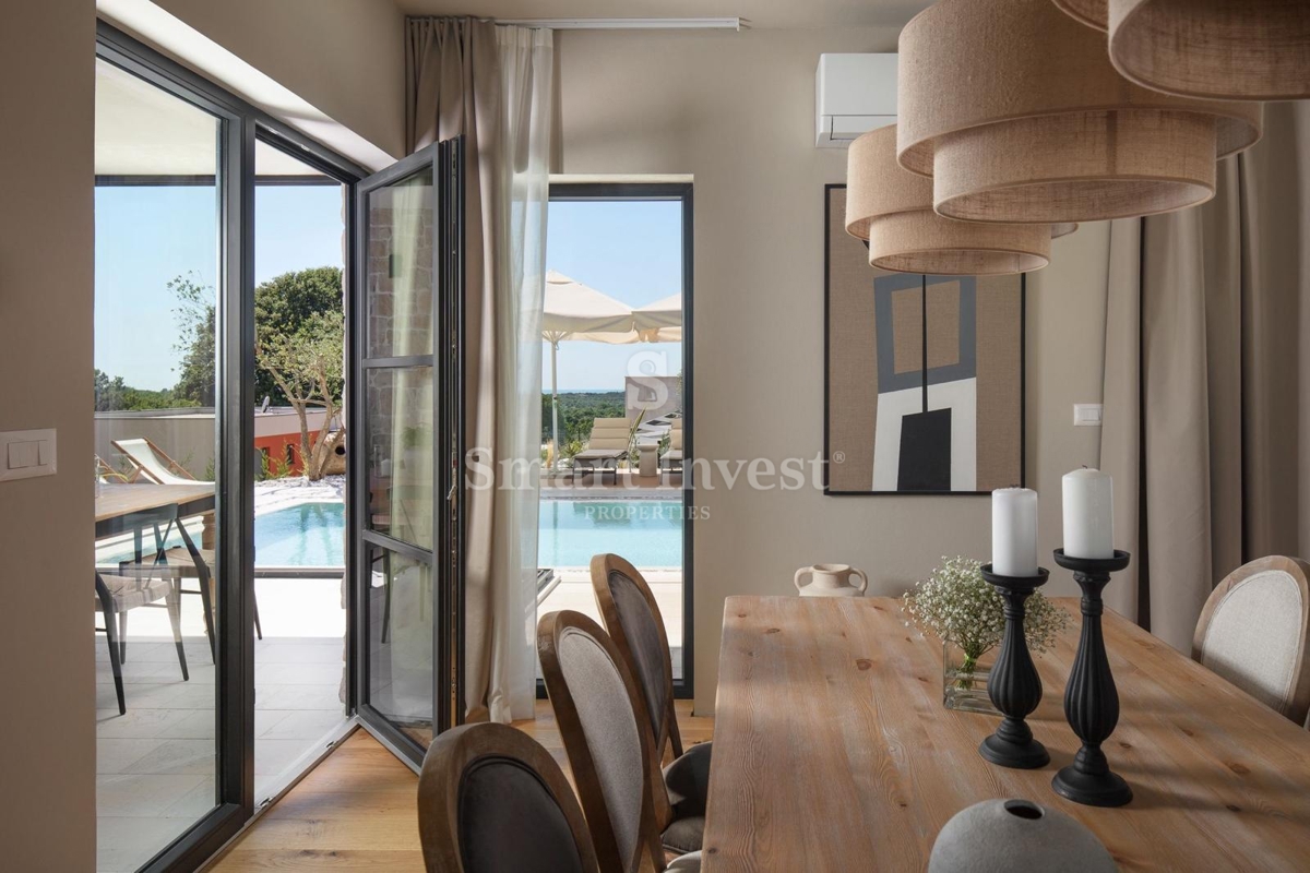 ISTRA - OKOLICA POREČA, vrhunska dizajnerska vila s 5 spalnicami in wellnessom