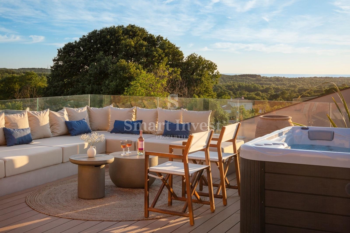 ISTRA - OKOLICA POREČA, vrhunska dizajnerska vila s 5 spalnicami in wellnessom