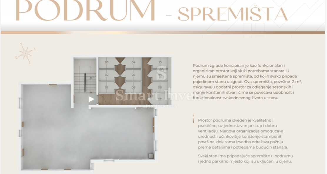 Stanovanje Saršoni, Viškovo, 77,75m2