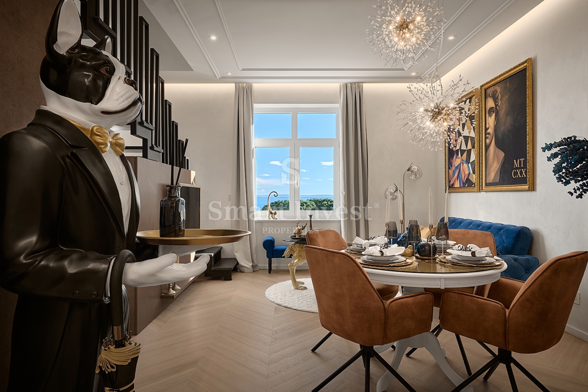 OPATIJA - CENTER, luksuzno 3-sobno stanovanje le nekaj korakov od morja