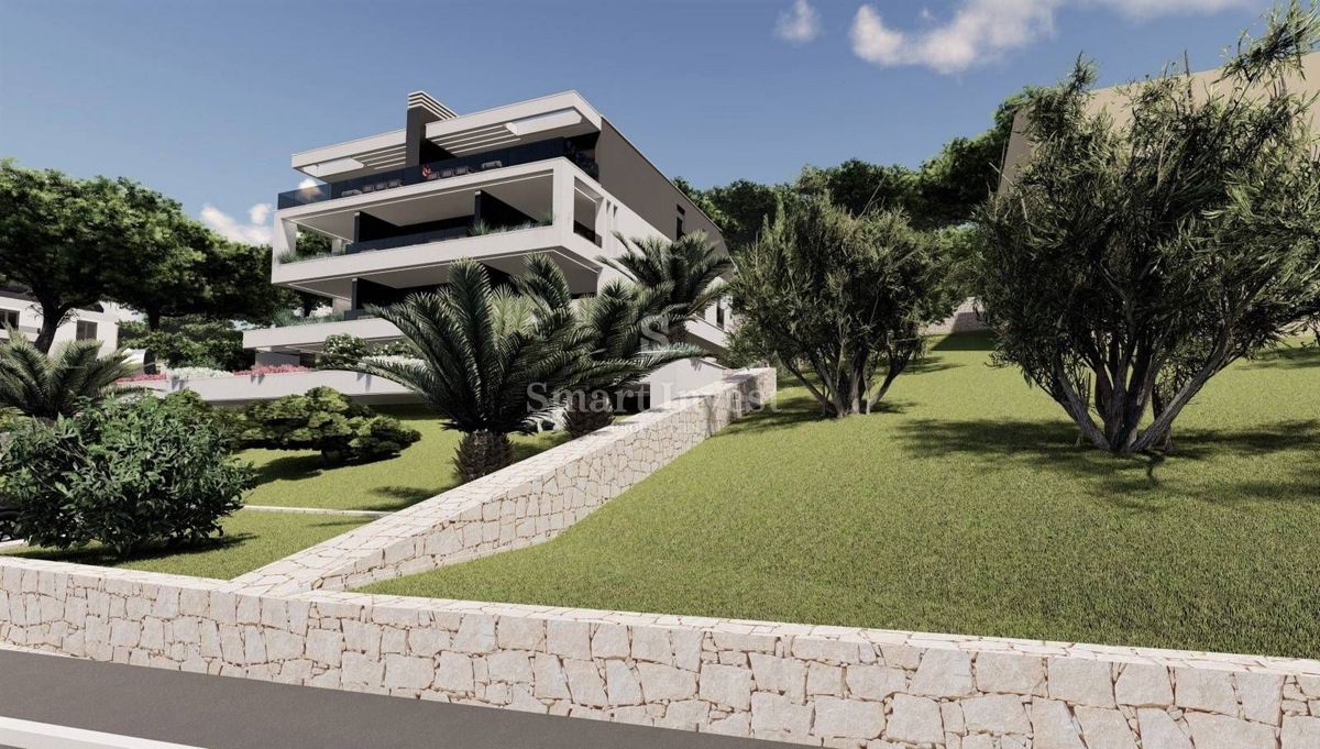 OPATIJA, Luksuzno 2-s stanovanje s pogledom na morje in garažo
