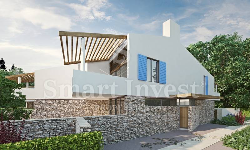  ISTRIA - RABAC, NEW VILLA WITH POOL, 9 KM TO THE SEA