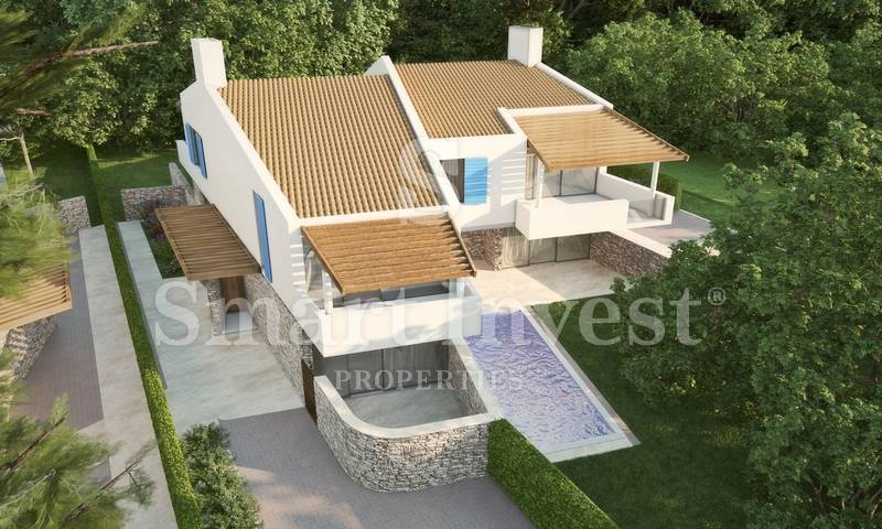  ISTRIA - RABAC, NEW VILLA WITH POOL, 9 KM TO THE SEA