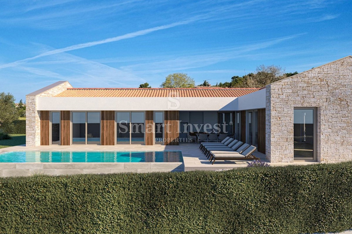 ISTRIA - VIŠNJAN, Modern villas with sea view, for sale