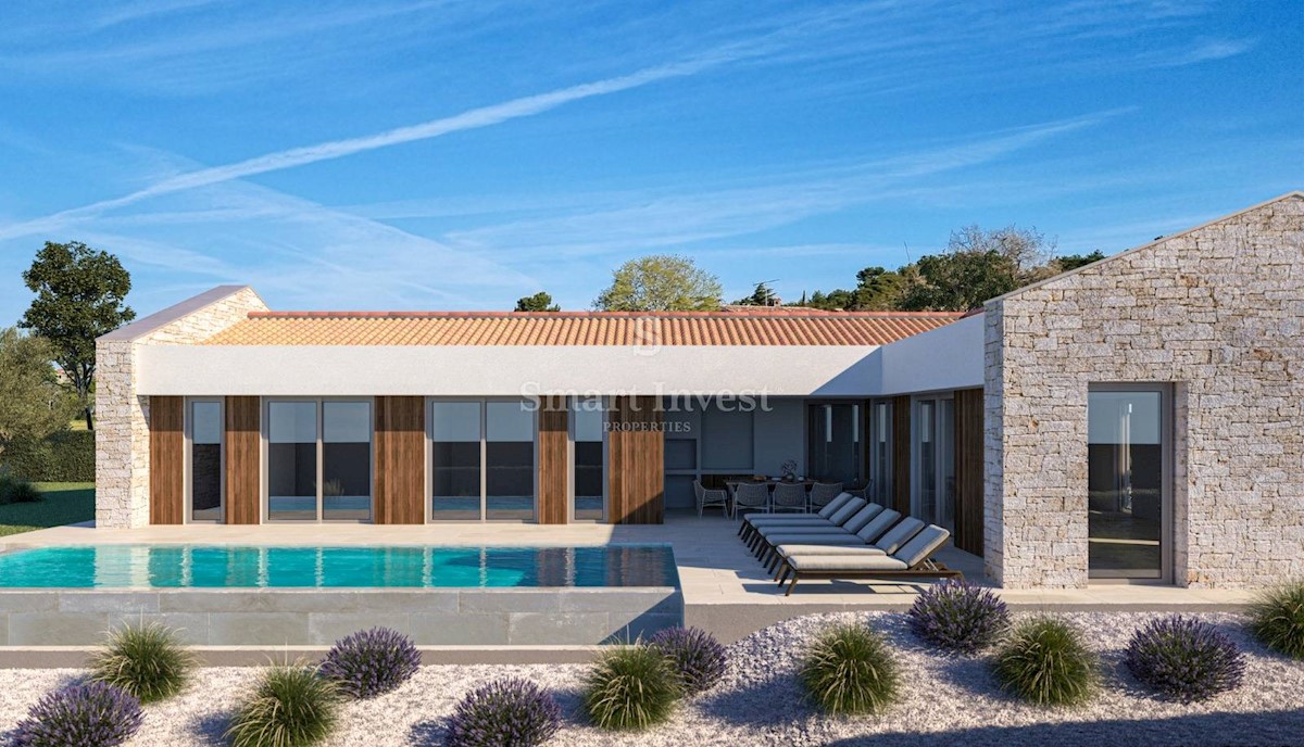 ISTRIA - VIŠNJAN, Modern villas with sea view, for sale