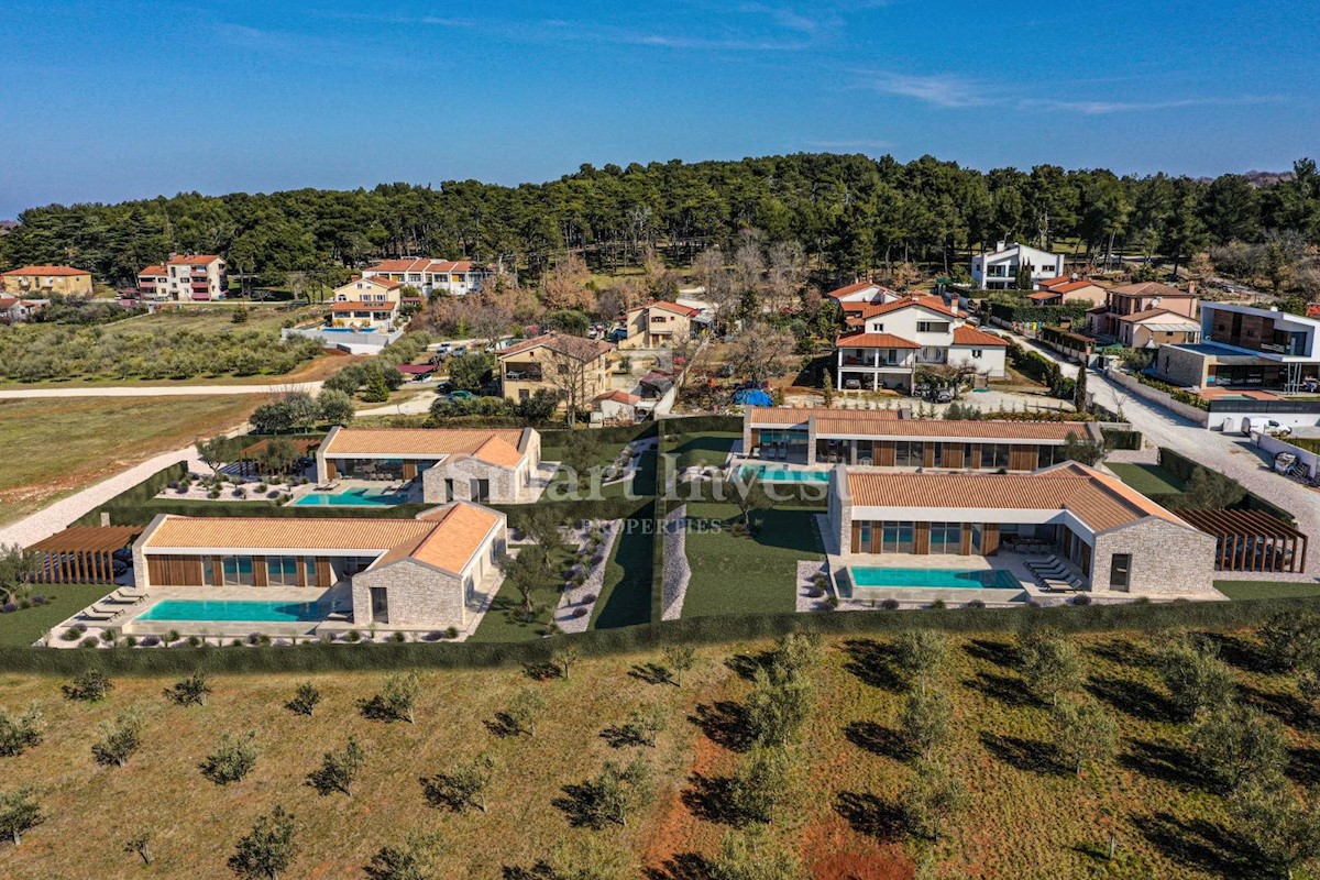 ISTRIA - VIŠNJAN, Modern villas with sea view, for sale