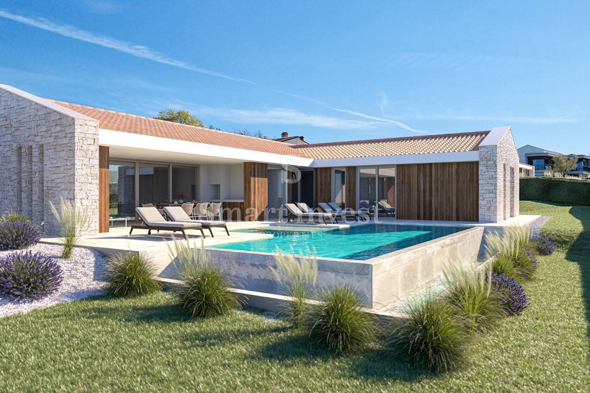 ISTRIA - VIŠNJAN, Modern villas with sea view, for sale