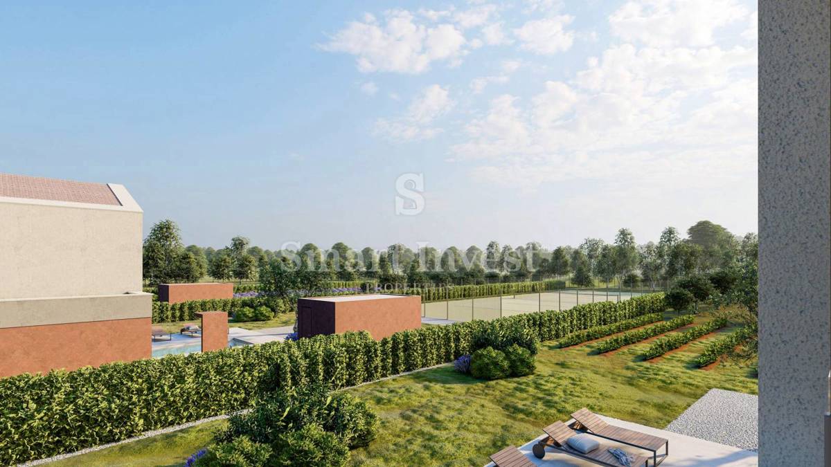 ISTRA - LABIN, moderna vila z bazenom in velikim vrtom (P1)