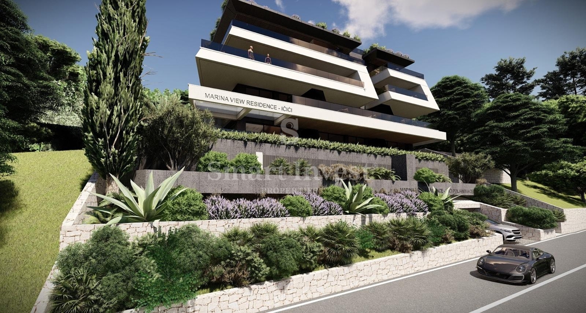 IČIĆI, novo stanovanje z bazenom v bližini morja, SAMO V NAŠI AGENCIJI! 