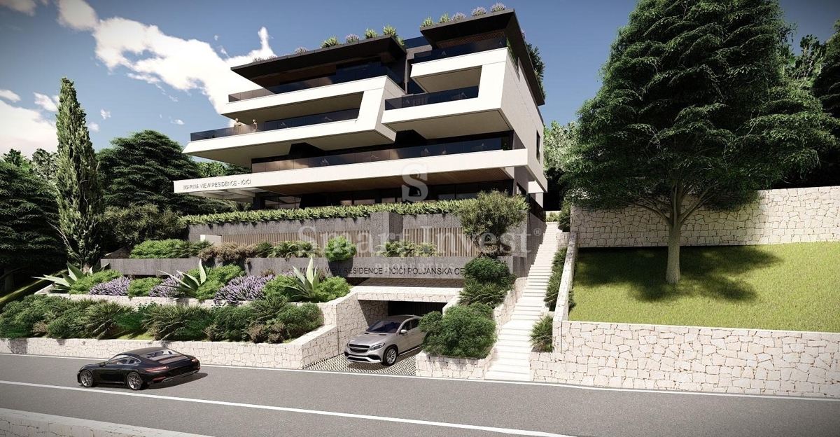 IČIĆI, novo stanovanje z bazenom v bližini morja, SAMO V NAŠI AGENCIJI! 