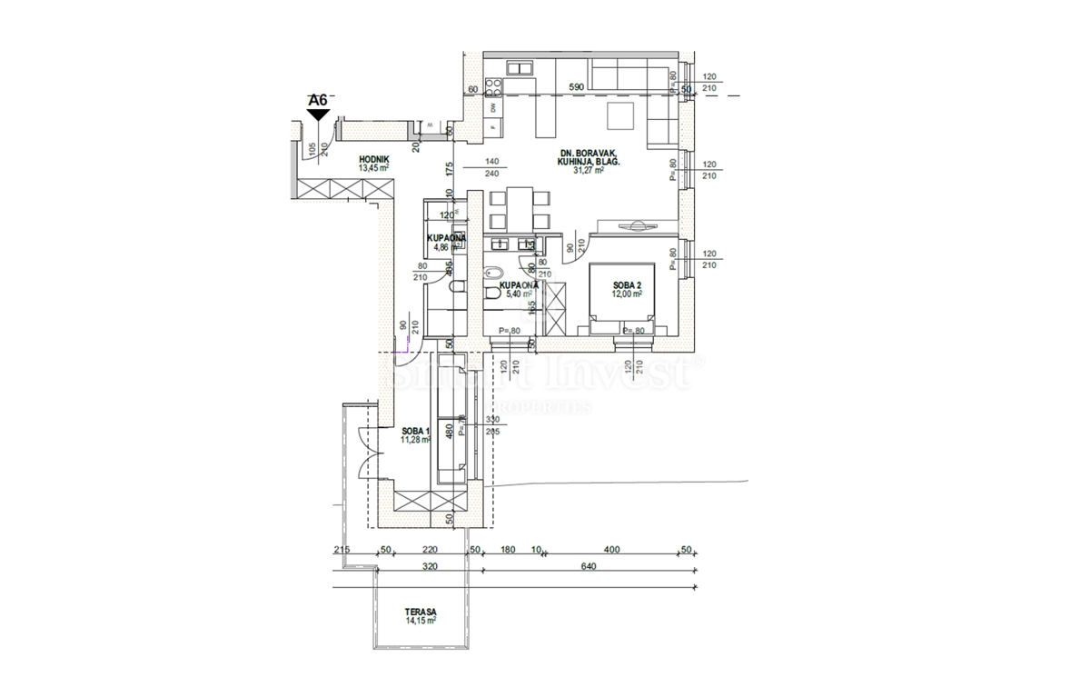OPATIJA – CENTER, luksuzno stanovanje ob morju s teraso v prenovljeni vili