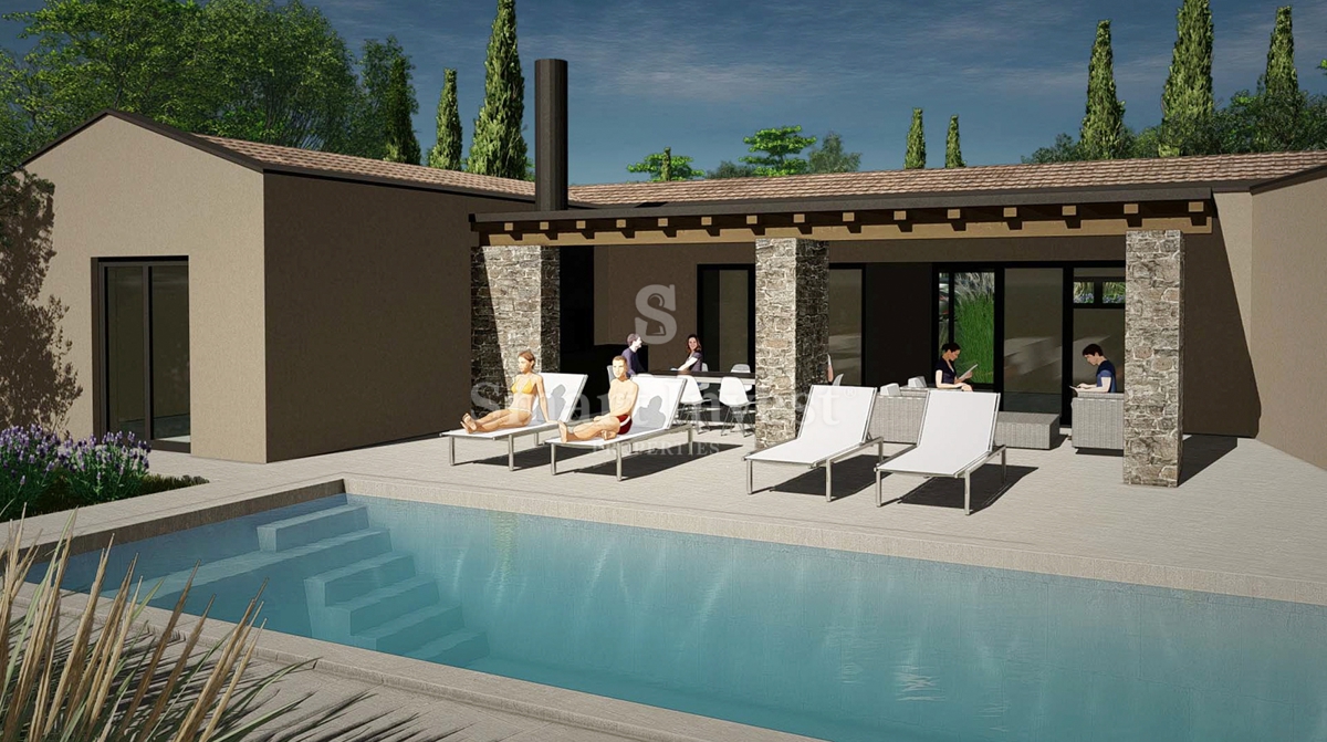 Zemljišče Bazgalji, Gračišće, 1.100m2