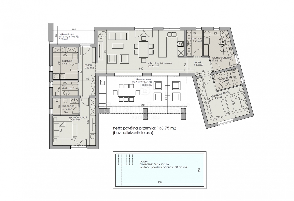 Zemljišče Bazgalji, Gračišće, 1.100m2