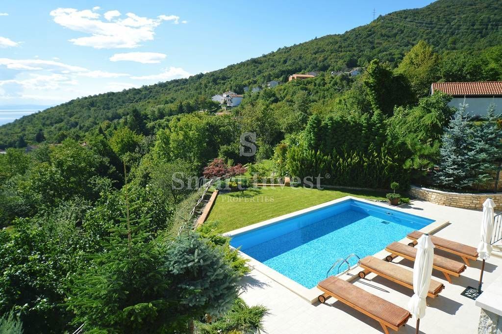 OPATIJA - RUKAVAC, EXCLUSIVE VILLA WITH PANORAMIC SEA VIEW