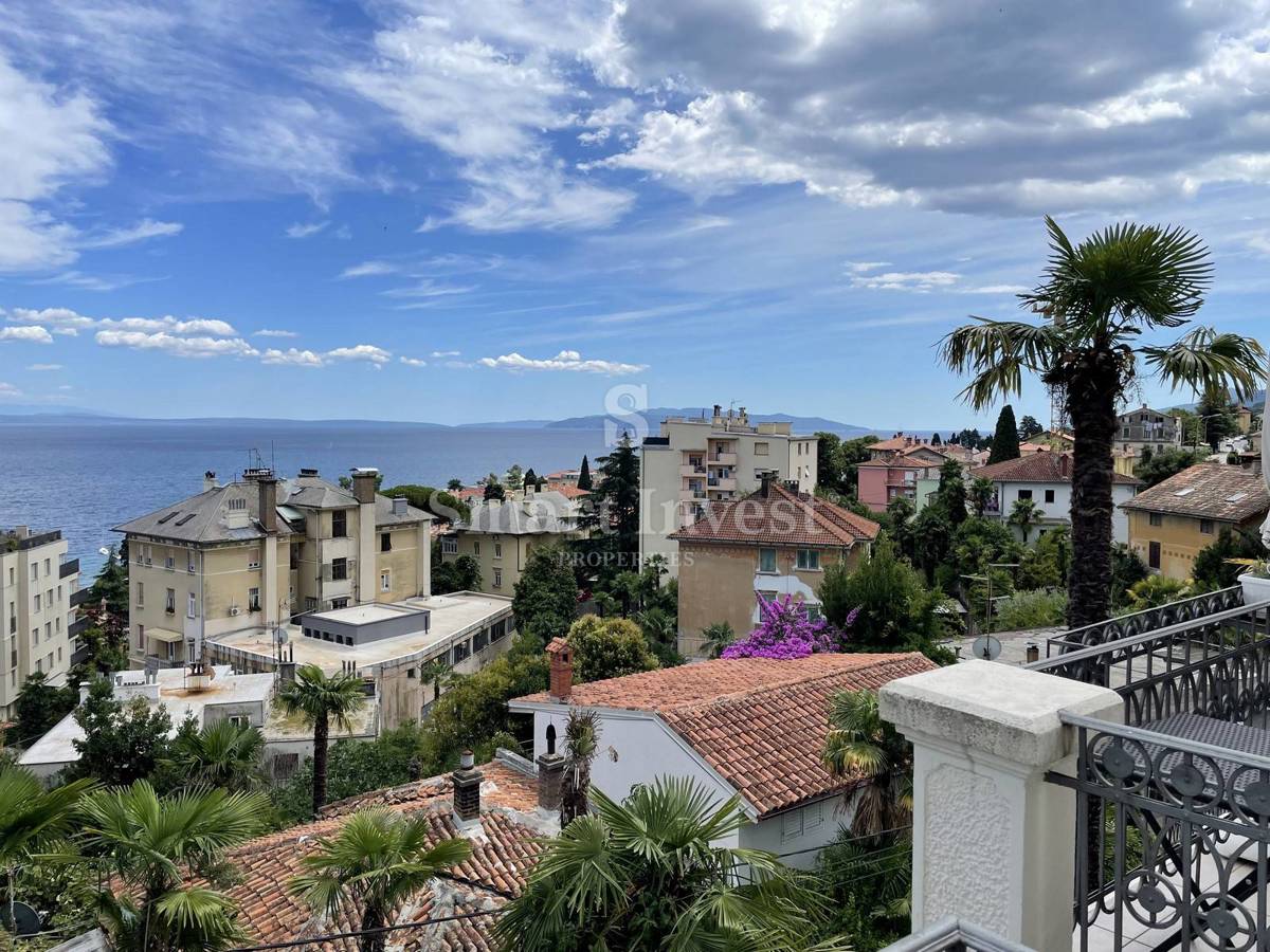 OPATIJA, 3-bedrooms apartment with sea view and parking