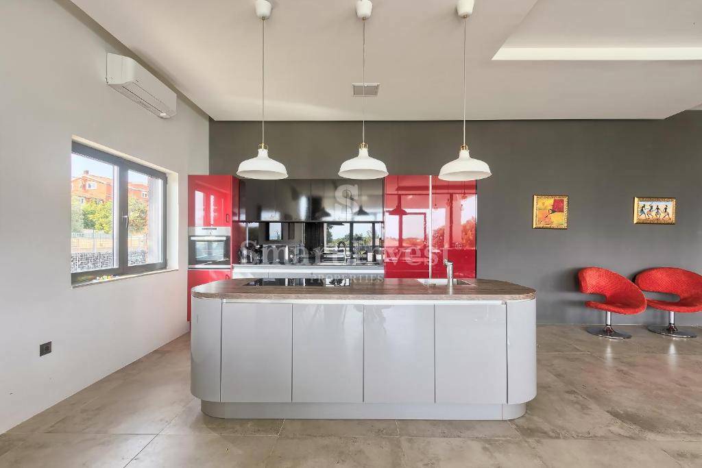 ISTRIA - MEDULIN, MODERN 4-BEDROOMS VILLA WITH SEA VIEW