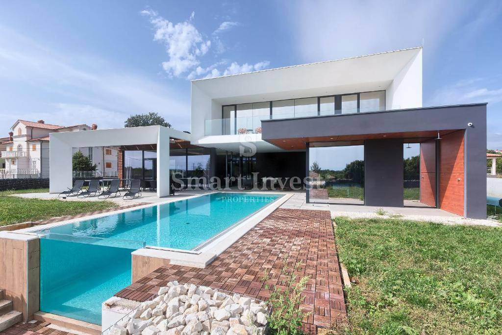 ISTRIA - MEDULIN, MODERN 4-BEDROOMS VILLA WITH SEA VIEW