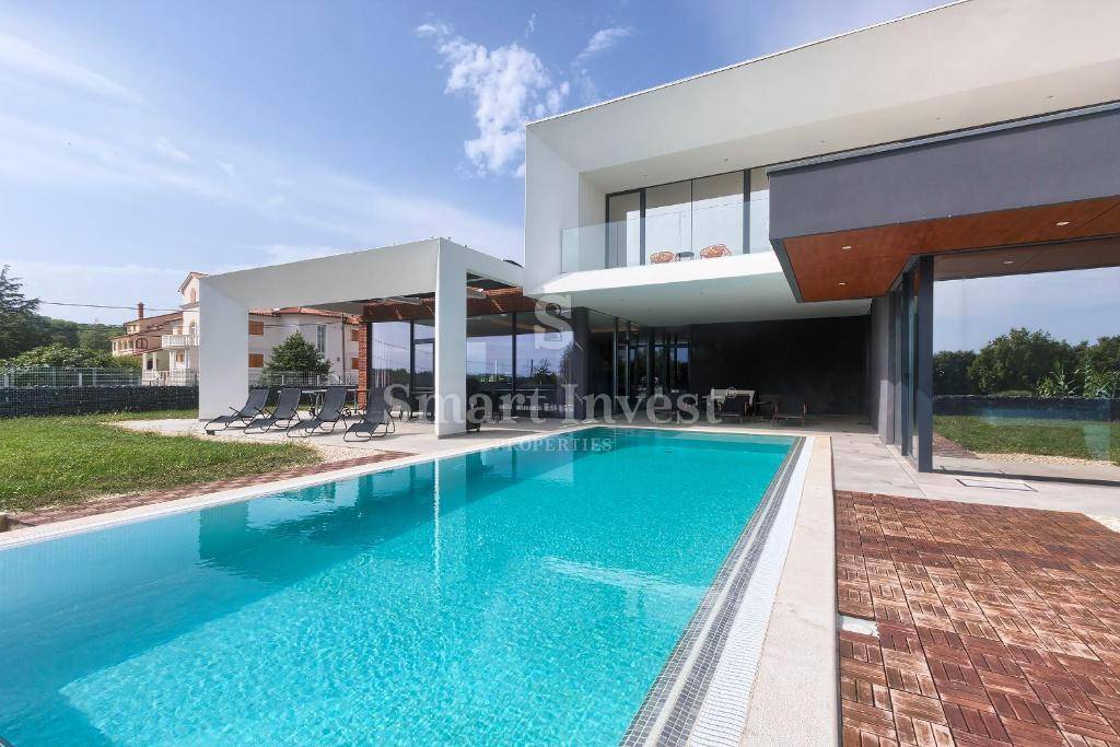 ISTRIA - MEDULIN, MODERN 4-BEDROOMS VILLA WITH SEA VIEW
