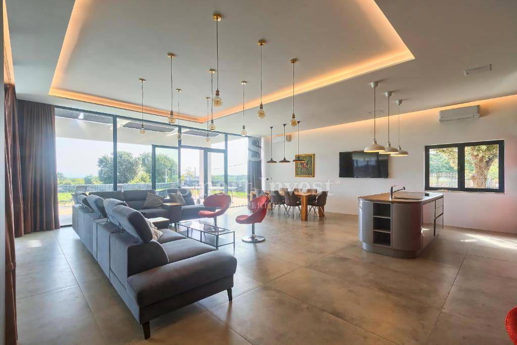 ISTRIA - MEDULIN, MODERN 4-BEDROOMS VILLA WITH SEA VIEW