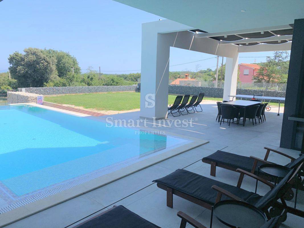 ISTRIA - MEDULIN, MODERN 4-BEDROOMS VILLA WITH SEA VIEW