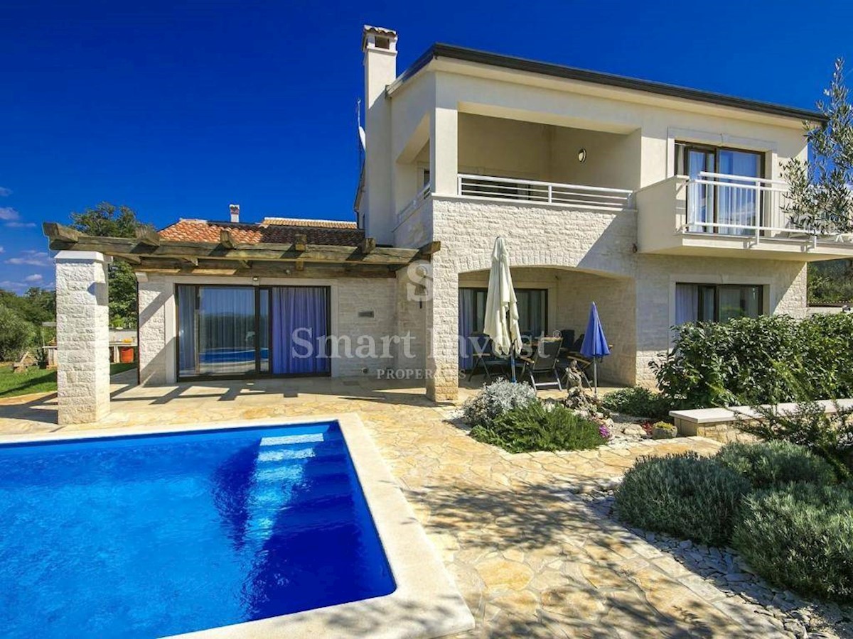 ISTRIA - POREČ vicinity, 3-BEDROOMS VILLA WITH PANORAMIC SEA VIEW