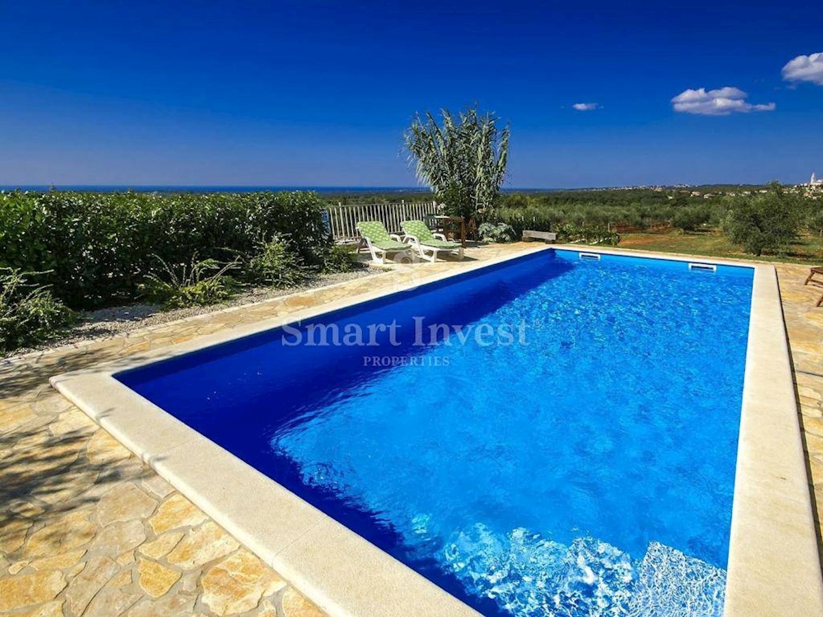 ISTRIA - POREČ vicinity, 3-BEDROOMS VILLA WITH PANORAMIC SEA VIEW