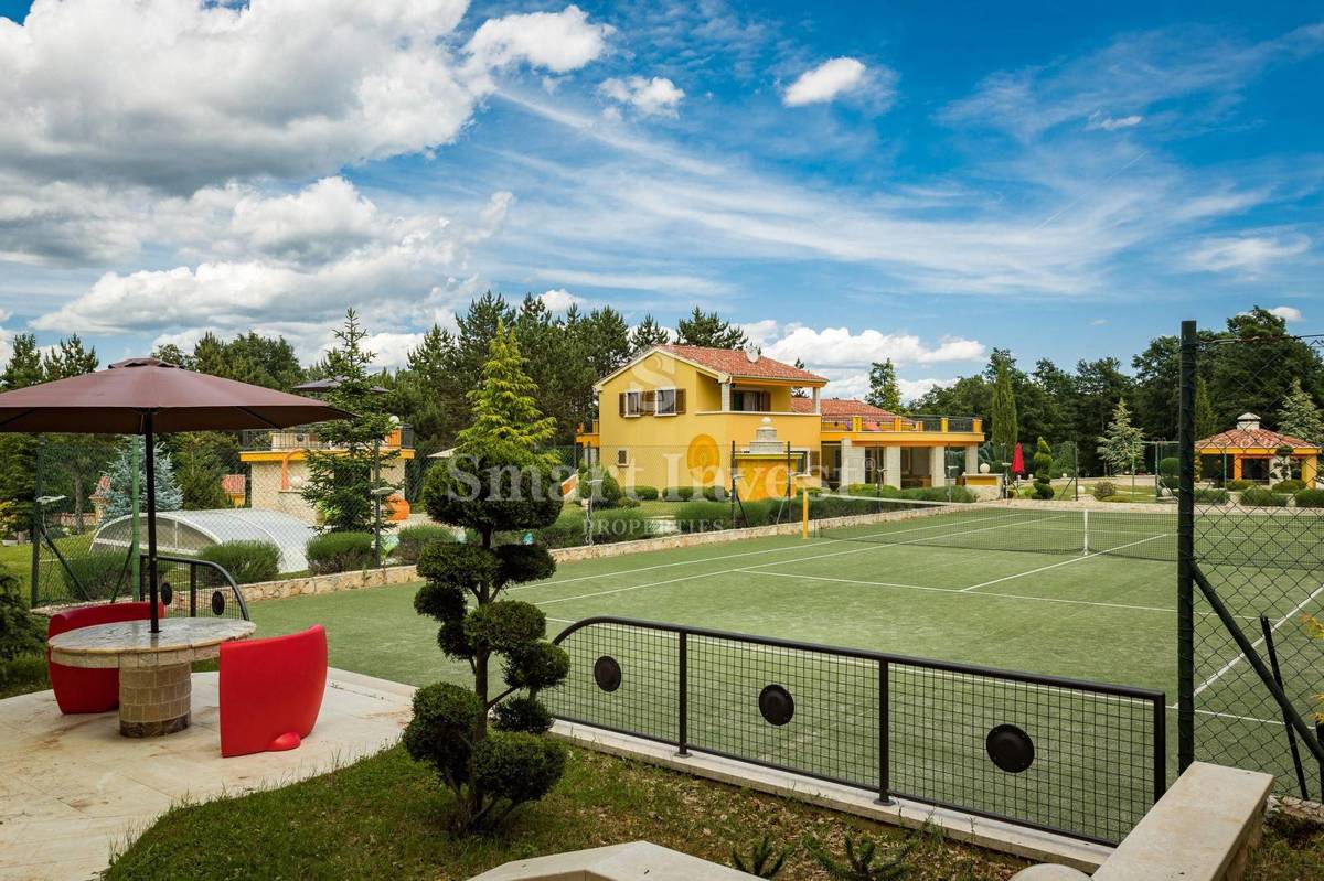 ISTRA - ŽMINJ, Edinstvena vila z zemljiščem 43.266 m2, prodamo