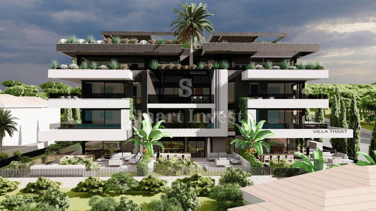 RIJEKA - TRSAT, Luksuzni penthouse s pogledom na morje (S11)