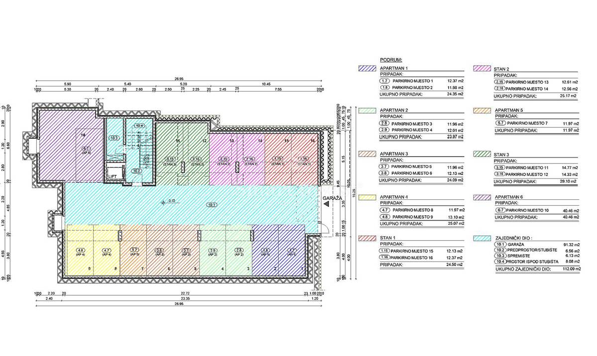 Stanovanje Opatija, 65,02m2