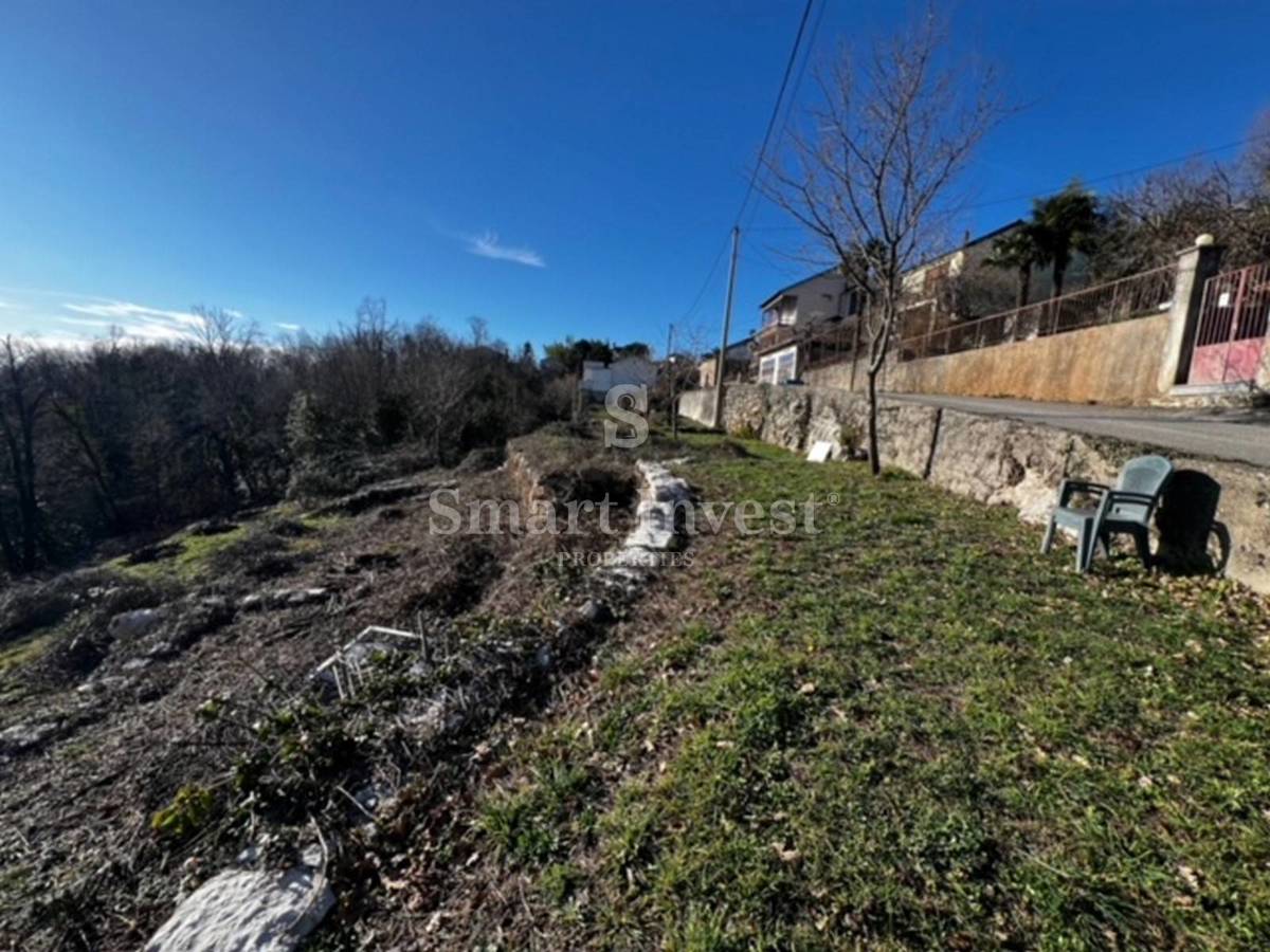 OPATIJA - BREGI, gradbeno zemljišče 5208 m2 s pogledom na morje