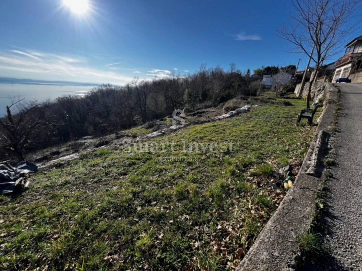 OPATIJA - BREGI, gradbeno zemljišče 5208 m2 s pogledom na morje