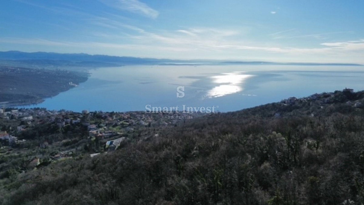 OPATIJA - BREGI, gradbeno zemljišče 5208 m2 s pogledom na morje