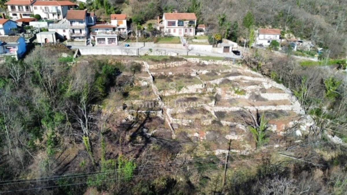 OPATIJA - BREGI, gradbeno zemljišče 5208 m2 s pogledom na morje