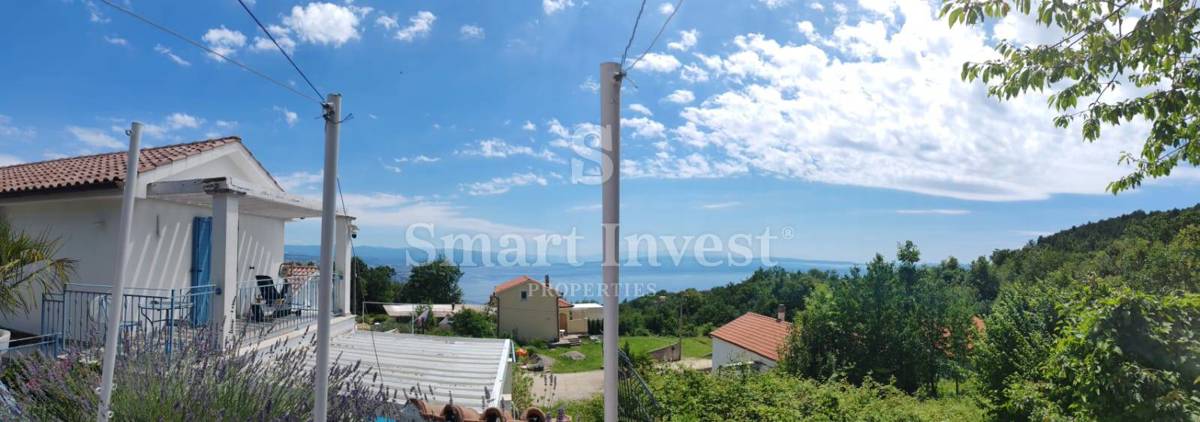 OPATIJA - BREGI, udobna hiša z bazenom in pogledom na morje