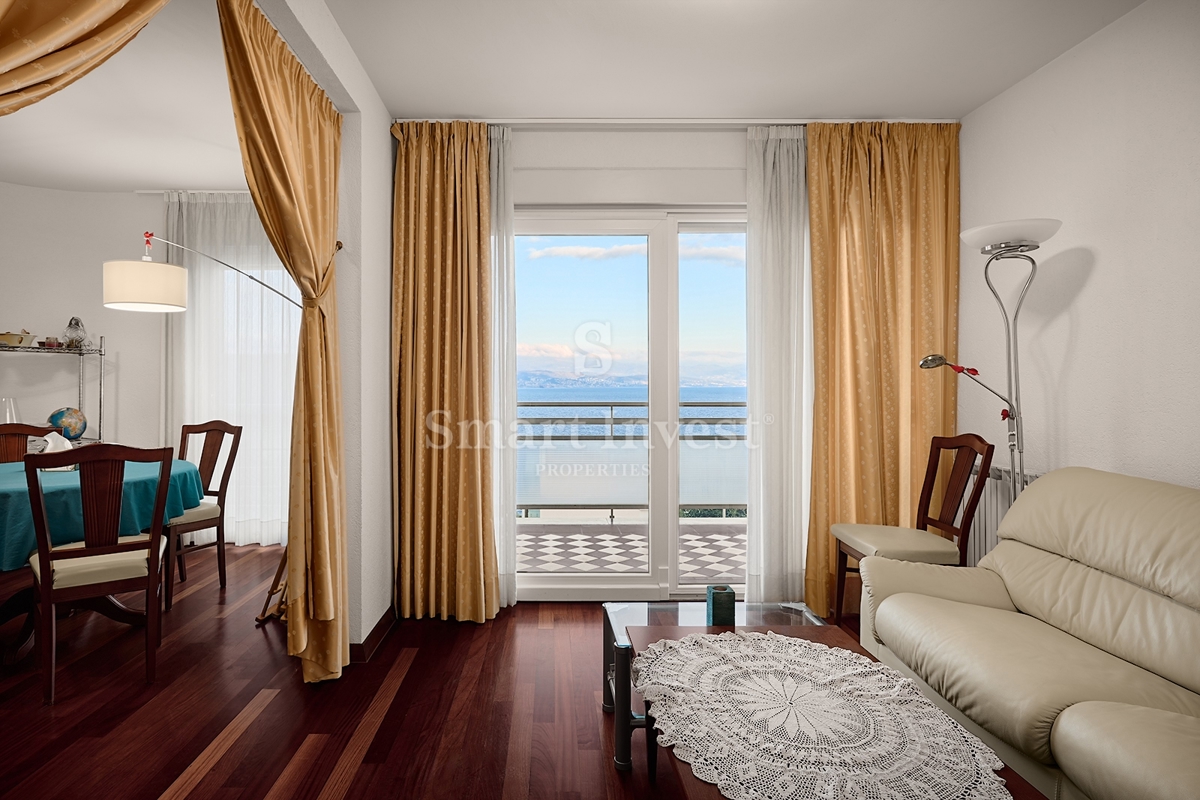 OPATIJA, 3-sobno stanovanje s pogledom na morje in garažo