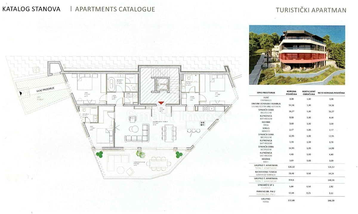 OPATIJA, luksuzno stanovanje v kompleksu s SPA in fitnesom