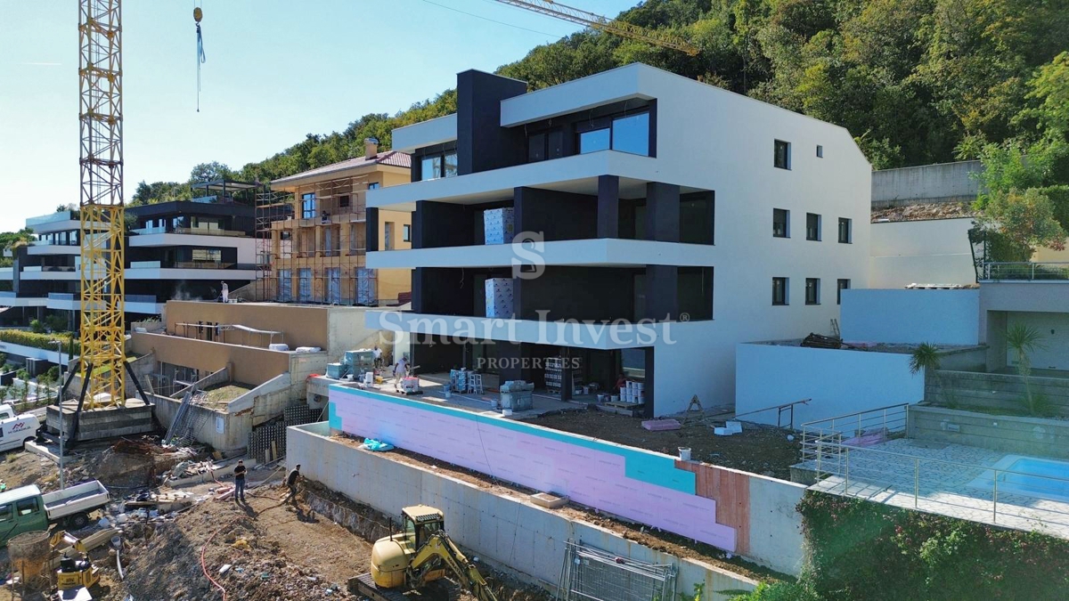 OPATIJA, Luksuzni penthouse s pogledom na morje in garažo