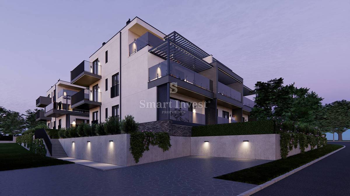 ISTRA - MEDULIN, Novo 3-sobno stanovanje, 70 m do morja