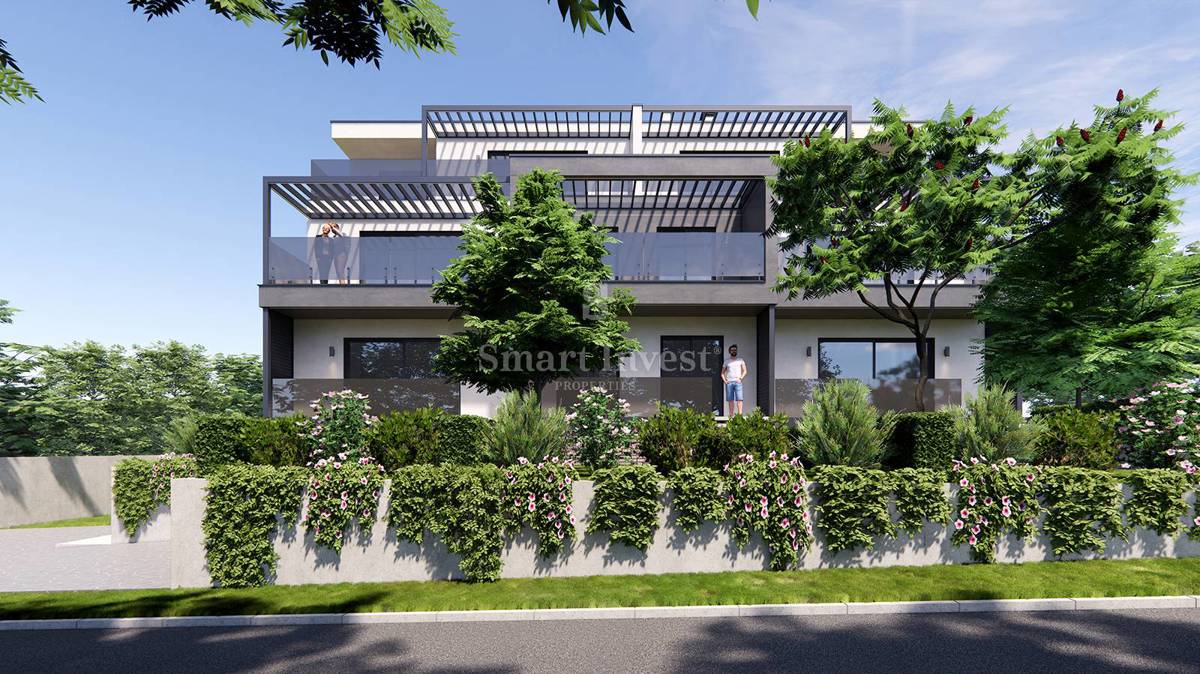 ISTRA - MEDULIN, Novo 3-sobno stanovanje, 70 m do morja