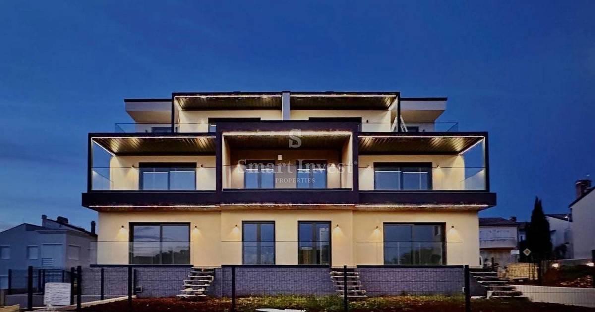 ISTRA - MEDULIN, Novo 3-sobno stanovanje, 70 m do morja