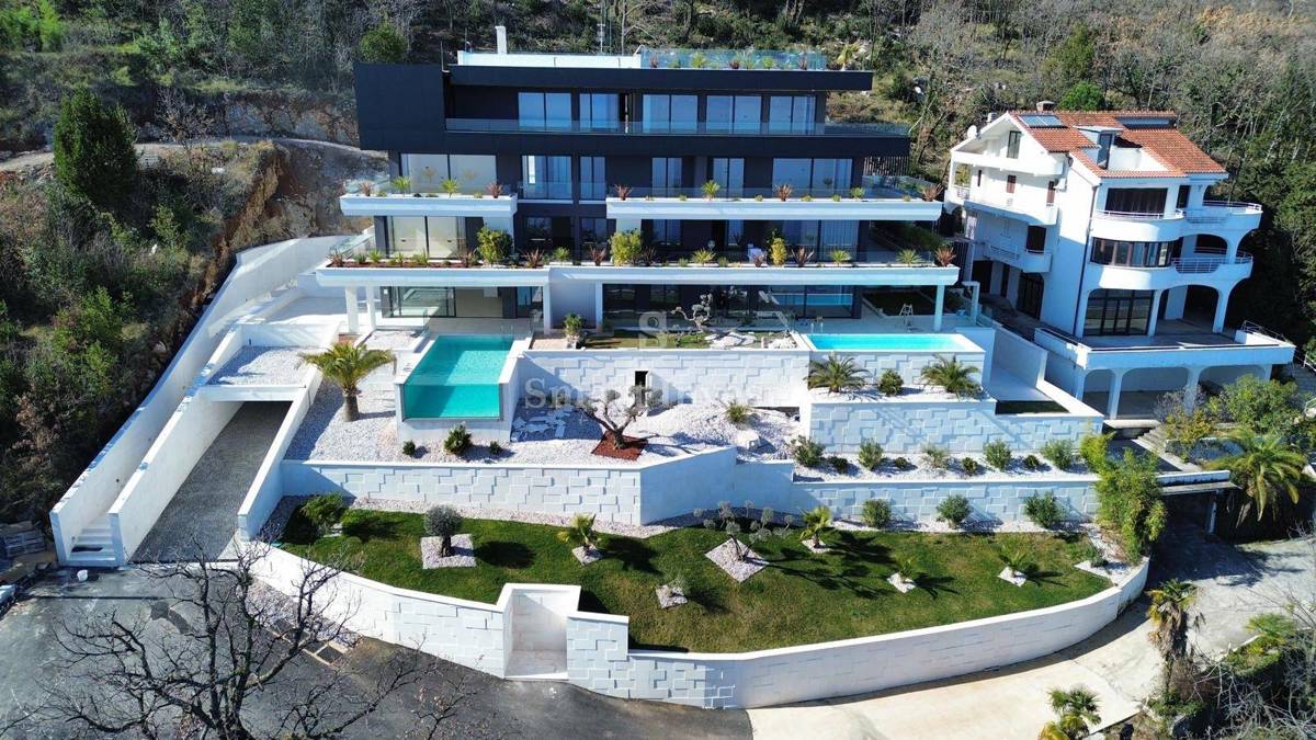 OPATIJA, novo luksuzno stanovanje z bazenom in neponovljivim pogledom na morje
