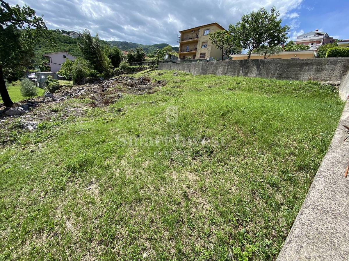 OPATIJA - POBRI, gradbeno zemljišče za gradnjo vile s pogledom na morje