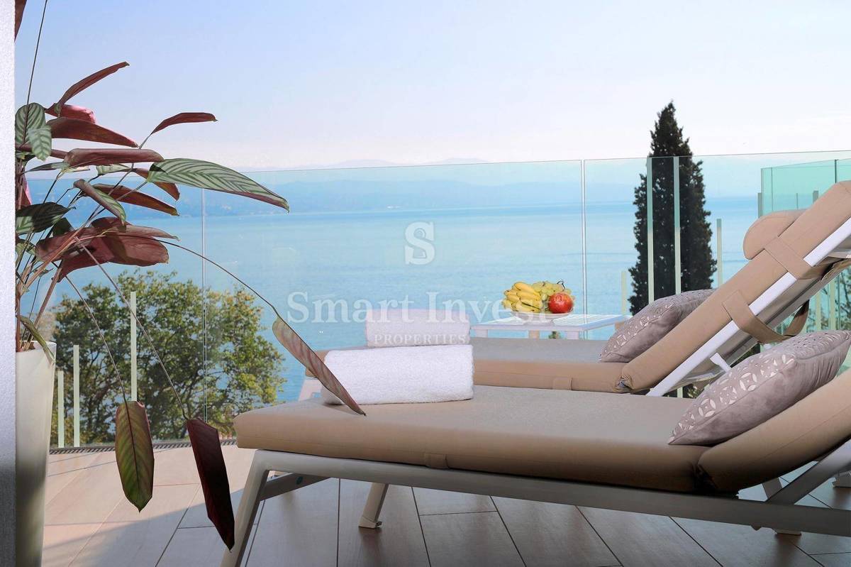 OPATIJA, luksuzno stanovanje s pogledom na morje v novogradnji