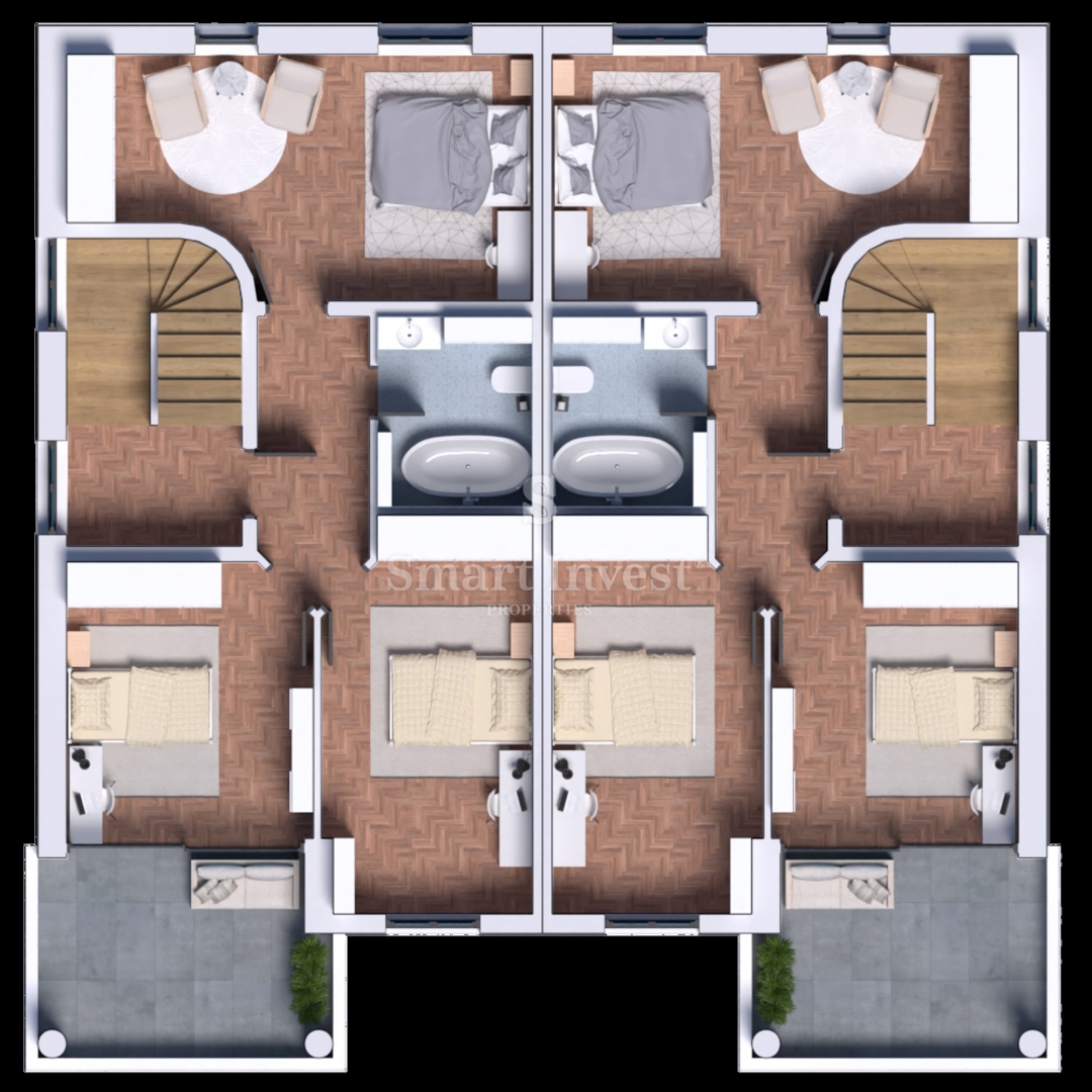 OPATIJA - VEPRINAC, samostojna hiša roh bau, 2 apartmaja, prostoren vrt, pogled na morje