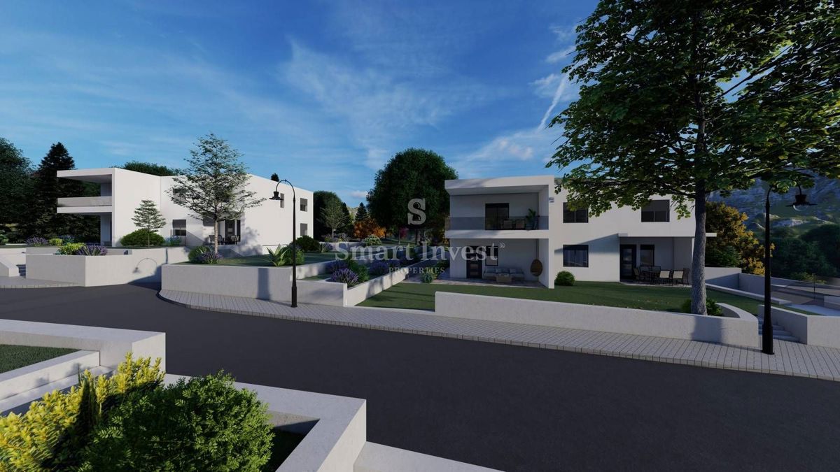 KASTAV, novo 4-sobno stanovanje z garažo in vrtom