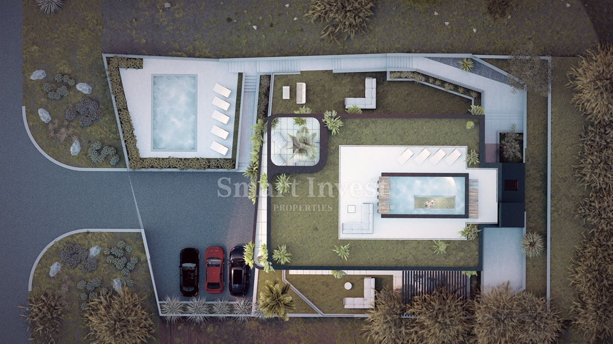 IČIĆI, 2-sobno stanovanje z vrtom in pogledom na morje v novogradnji z garažo