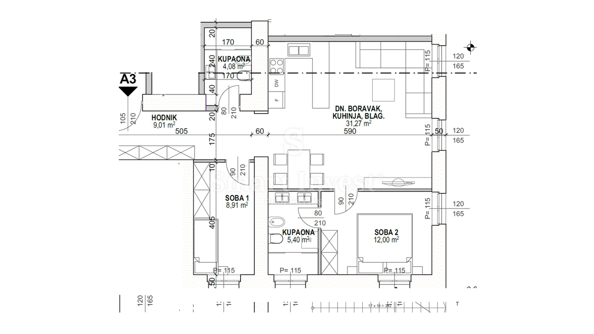 OPATIJA – CENTER, luksuzno stanovanje ob morju v prenovljeni vili