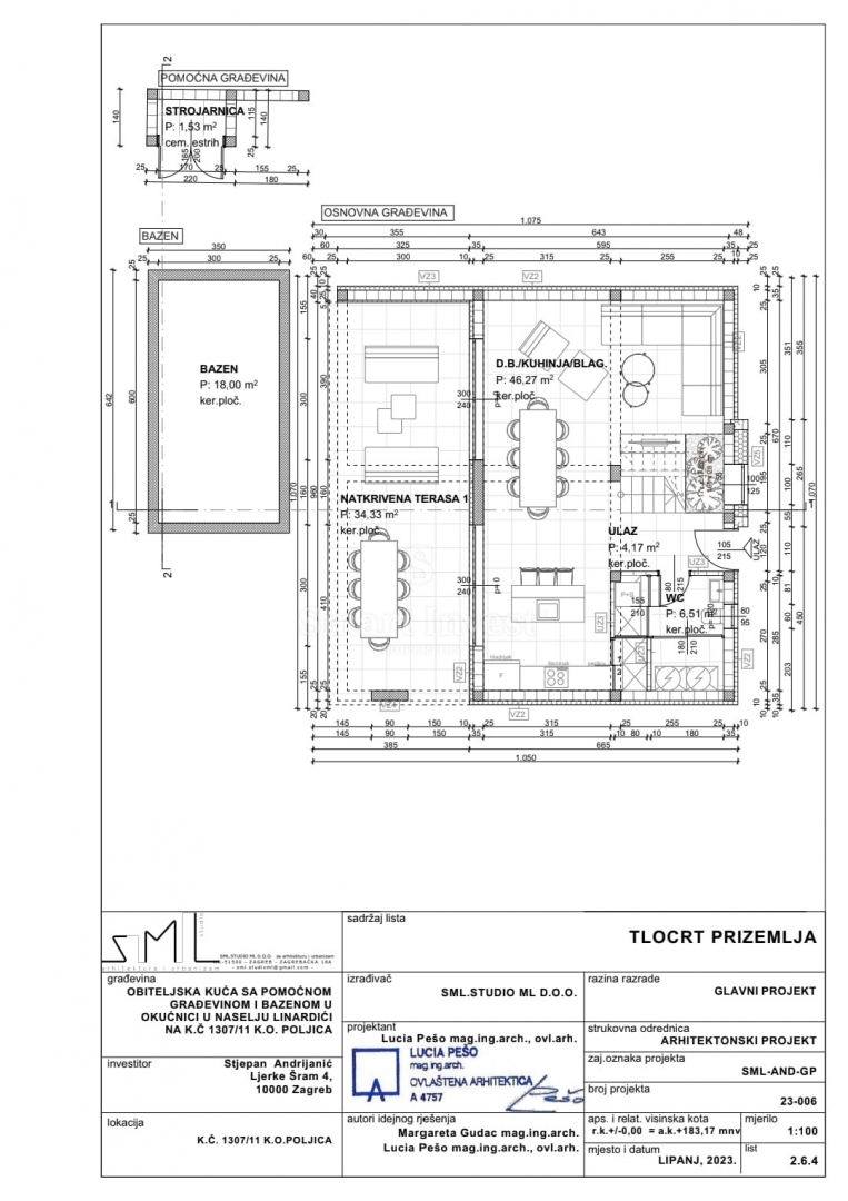Hiša Linardići, Krk, 176m2