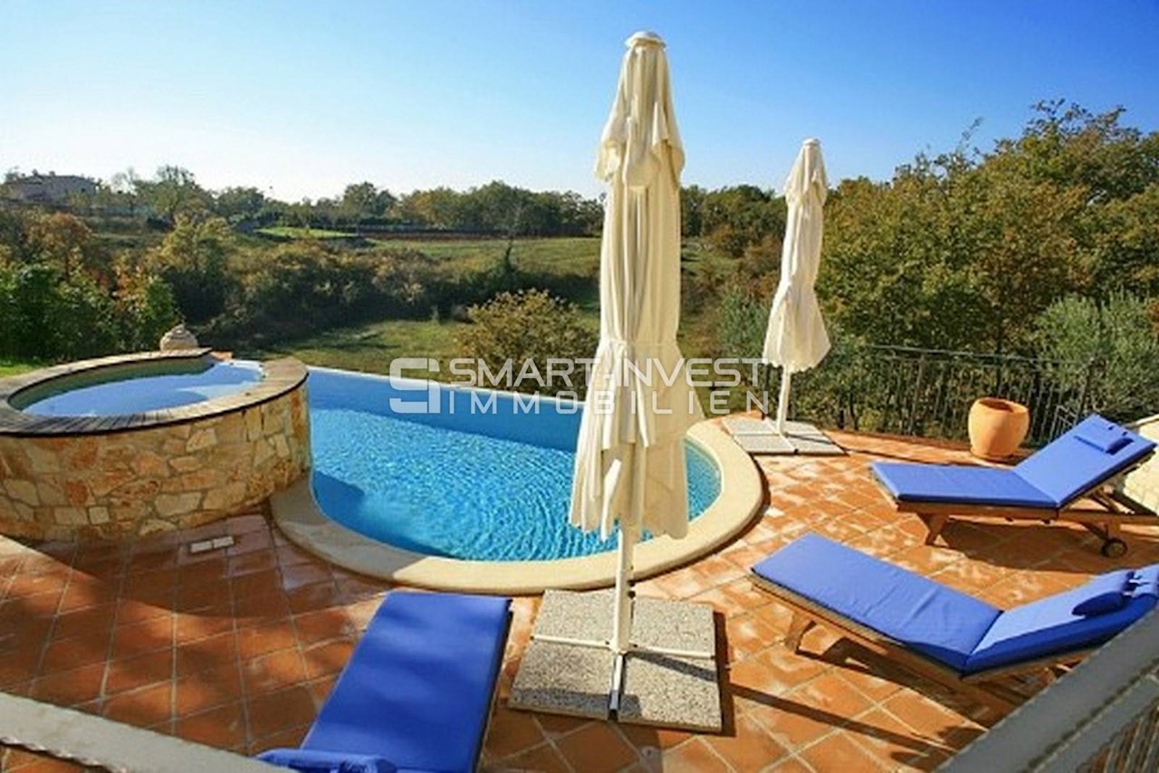 ISTRIA - POREČ vicinity, Beautiful 4-bedroom stone villa with pool