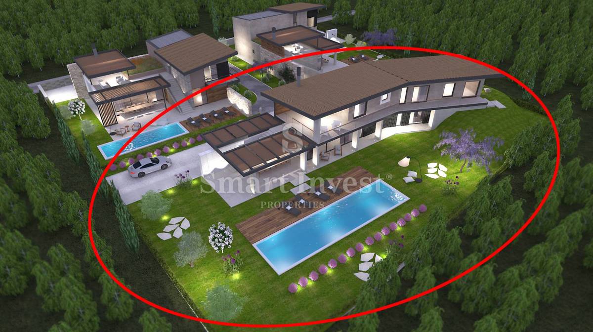 ISTRIA – VODNJAN, LUXURY 4-BEDROOMS VILLA WITH SEA VIEW (V3)
